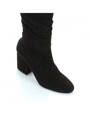 Aldo kozaki zamszowe z marszczoną...